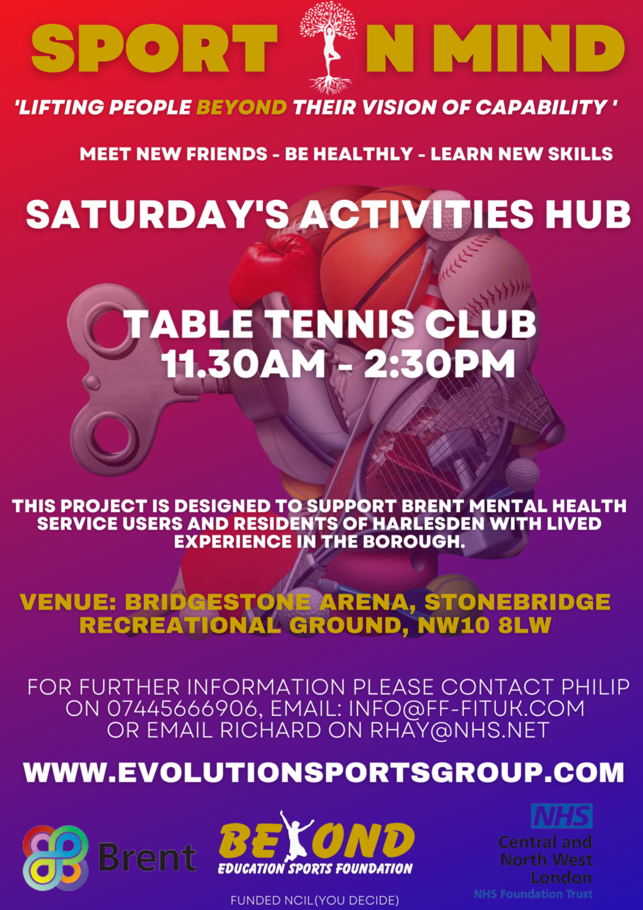 Sport on Mind - Saturday's Activities Hub