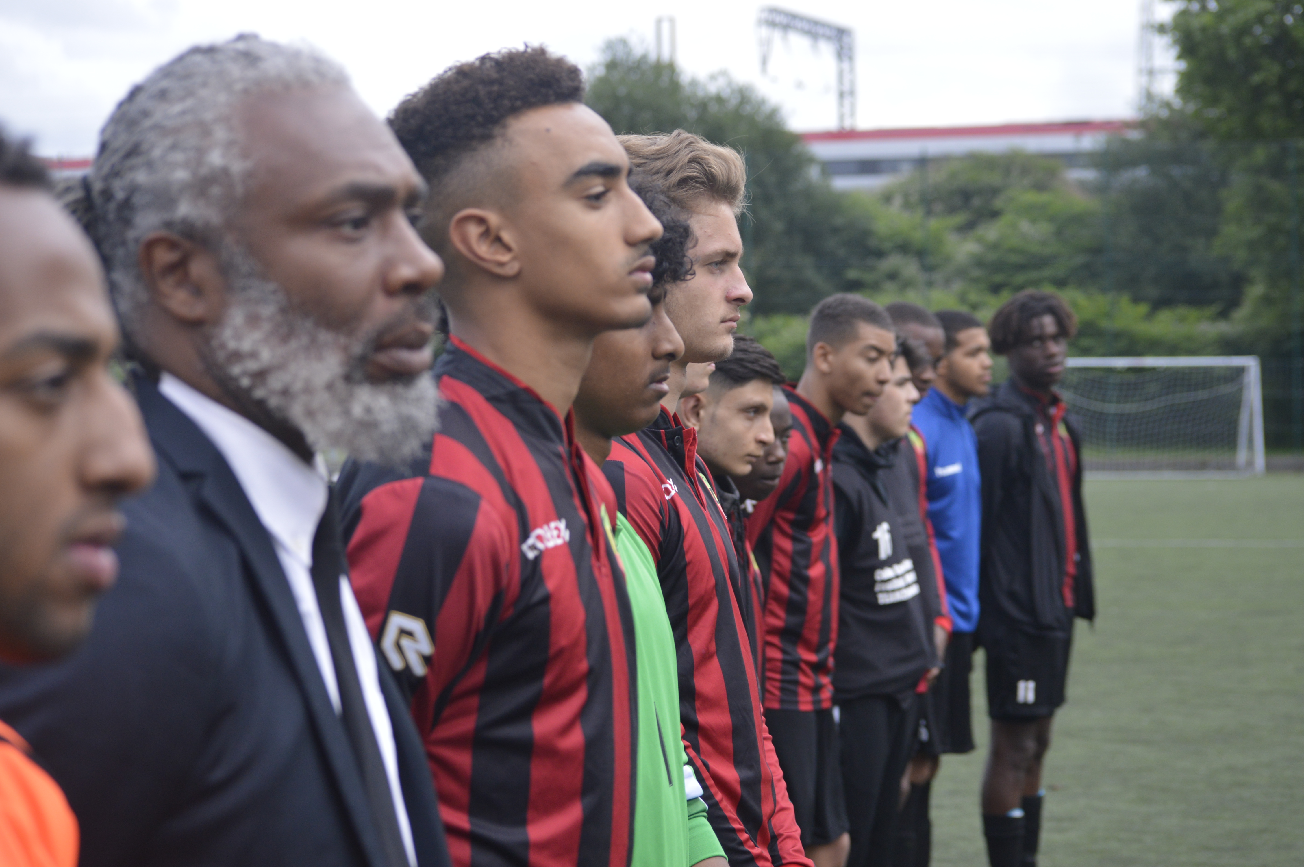 Urban Education Football Academy students